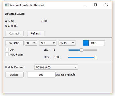 Ambient Lockit Toolbox software