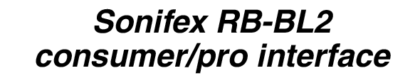 Sonifex RB-BL2 2-vejs consumer/pro interface