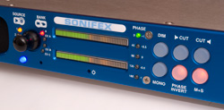 Sonifex rack monitor lyttevalg