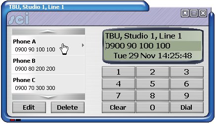 Sonifex SCI Manual dial