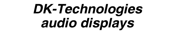 DK-Technologies MSD audio displays